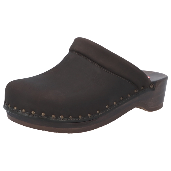 Soft-Toeffler Clogs dunkelbraun Mittel - Berkemann