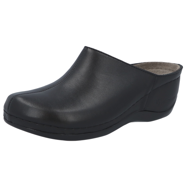 Jada Clogs schwarz Softleder Weite G - Berkemann