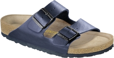 Birkenstock Arizona Sandalen Slipper blau Weichbettung schmal