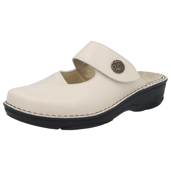 Heliane Clogs beige Wechselfußbett Mittel - Berkemann