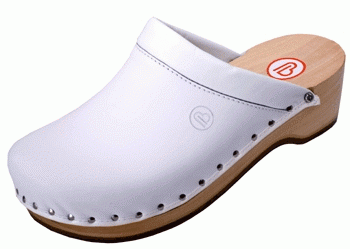 Berkemann Clogs Soft-toeffler weiß mittel